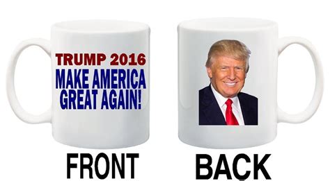 Trump 2016 Make America Great Again Mug Cup Home Decal Milk Beer Cups