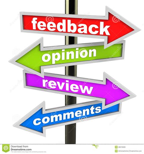 Feedback and opinion stock illustration. Illustration of sign - 28072609