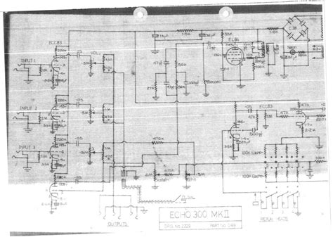 Effect echo is an electronic circuit that is used to delay sound or make an echo in an audio circuit. Selmer Echo 300 MkII Schematic