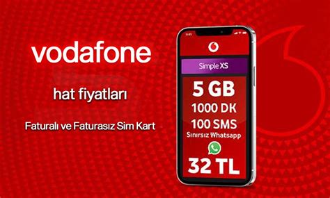 Vodafone Faturasız Hat Fiyatları Ne Kadar 2022 Faturalı Hat Fiyatı Tekji