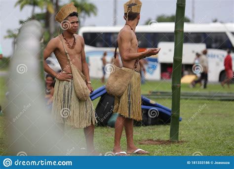 Indigenous Tribe Of Bahia Editorial Photo Image Of Primitive 181333186