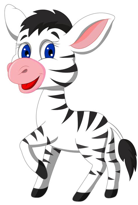 Cute Zebra Cartoon Png Clipart Free Clipart Library