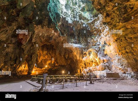 The Chapel Inside Callao Cave In Cagayan Province Stock Photo Alamy