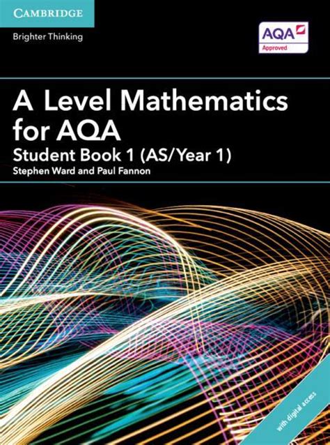 A Level Mathematics For Aqa Student Book 1 Asyear 1 With Cambridge