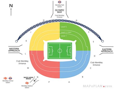Wembley Stadium Layout Seating