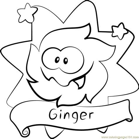 Ginger Coloring Page - Free Cut the Rope Coloring Pages