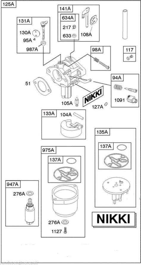 593433 Briggs & Stratton Nikki Carburetor Assy - Parts ...