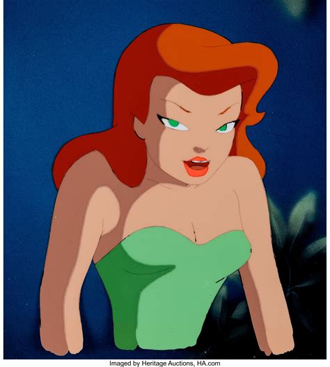 Batman The Animated Series Poison Ivy Production Cel Warner Lot