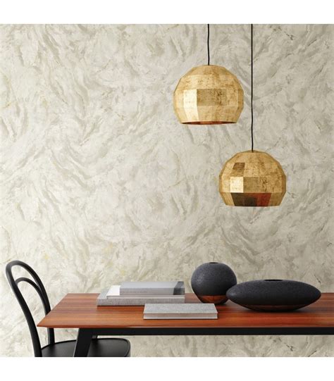 2927 00104 Polished Metallic Wallpaper By Brewster Titania Marble Texture