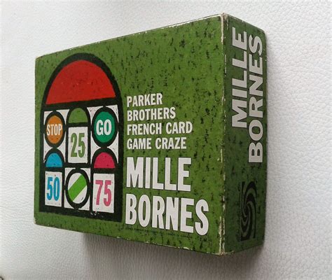 Vintage 1962 Mille Bornes Game 100 Complete Highly Collectible In