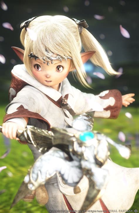 Lalafell White Mage From Final Fantasy Xiv A Realm Reborn Final Fantasy Artwork Final