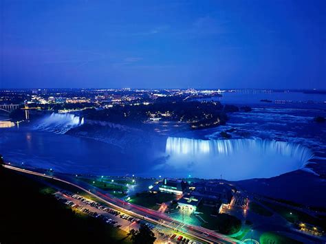 Wallpaper Niagara Falls At Night