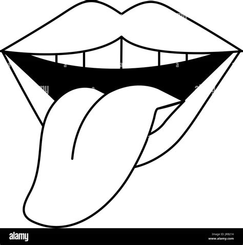 Tongue Coloring Pages