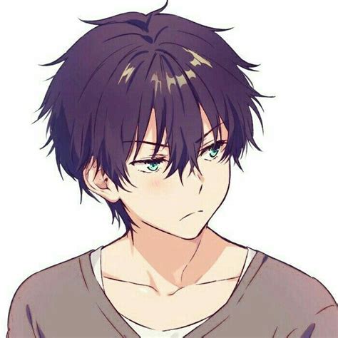 Anime's use of art instead of real life footage lets the creator perfect every. Oreki Houtarou | Cute anime boy, Kawaii anime, Anime guy ...