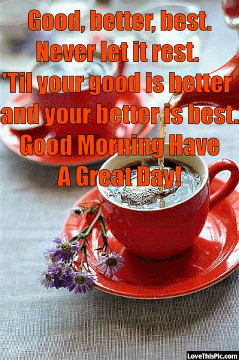 Inspiring Good Morning Gifs And Blessings Good Morning Quotes Wishes