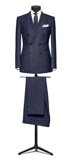 The Mollison Navy Double Breasted Blazer By William Hunt Mens Fashion