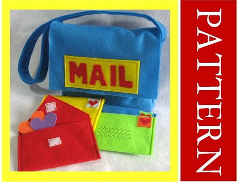 Pattern Mail Bag With Working Envelopes Digital Download Ebook
