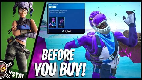 Before You Buy Bronto And Crystal In Fortnite Youtube