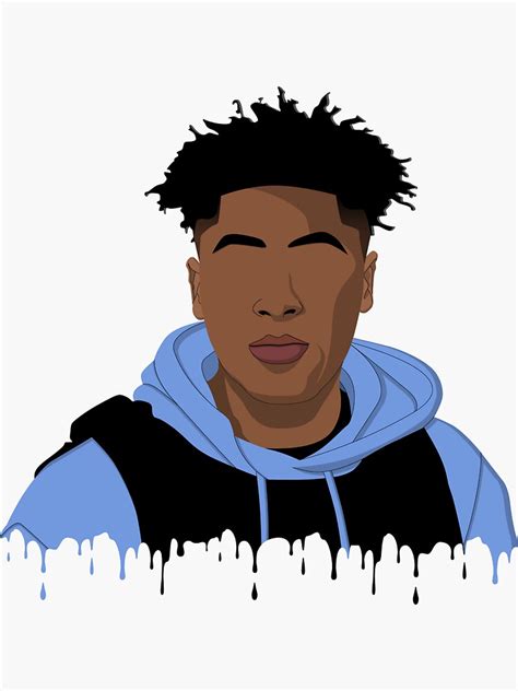 Nba Youngboy Never Broke Again Simplified Sticker For Sale By