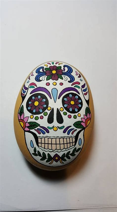 384 Best Pebbles And Stones Skulls Images On Pinterest Painted
