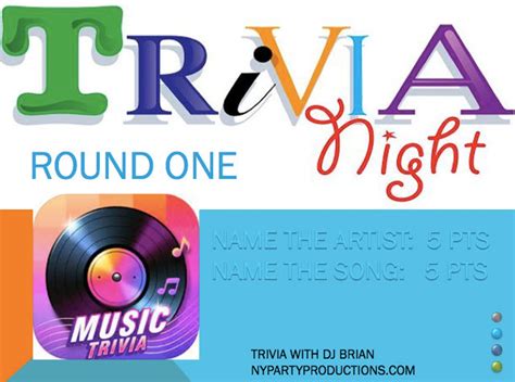 Dj Trivia Game 11 Great For Djs Or For Your Next Get Etsy