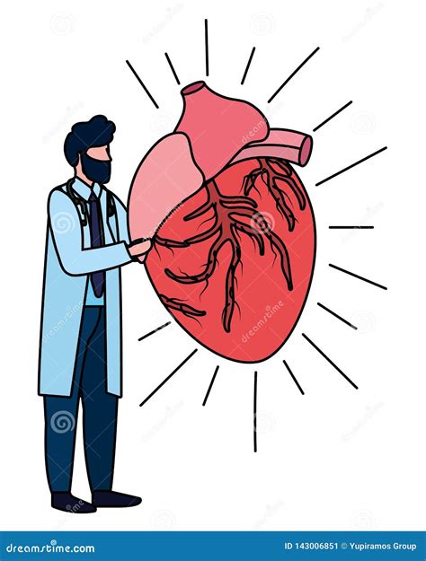 Healthcare Medical Cartoon Stock Vector Illustration Of Heart 143006851