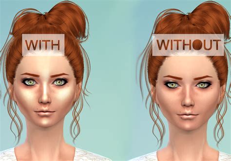 My Sims 4 Blog Face Contour And Highlight By Custsimscontent