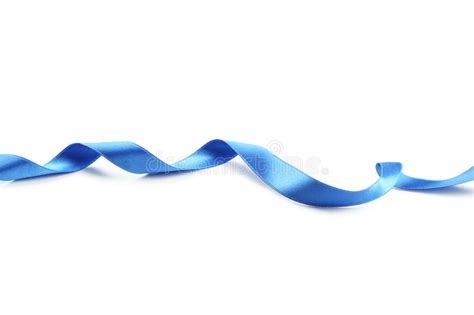 Blue Ribbon En El Fondo Blanco Imagen De Archivo Imagen De Vacaciones Aniversario