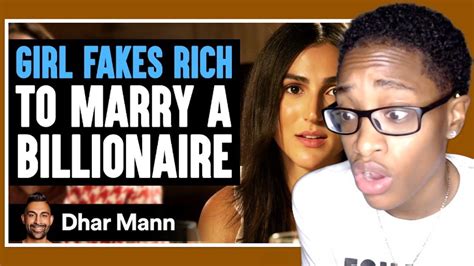 Girl Fakes Rich To Marry Millionaire What Happens Next Is Shocking Dhar Mann Reaction Youtube