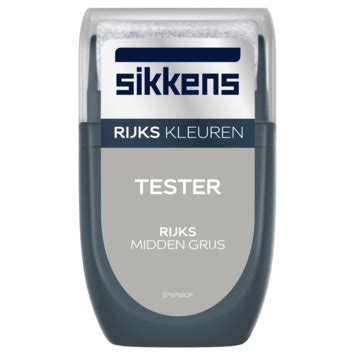 Sikkens Muurverf Kleurtester Rijks Midden Grijs Mat Ml Gamma