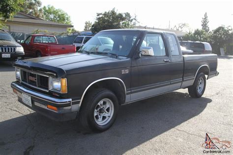 1989 Gmc S15 Sierra Classic Pu Ext Cab Automatic 6 Cylinder No Reserve