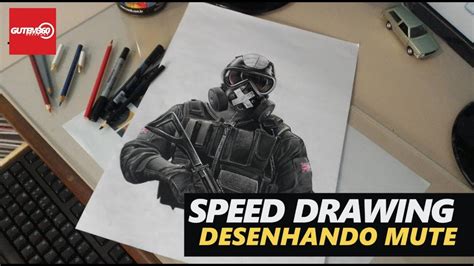 You can use it on many devices (computer, tablet or phone) and several languages are available. SPEED DRAWING - Desenhando Mute Rainbow Six Siege - YouTube