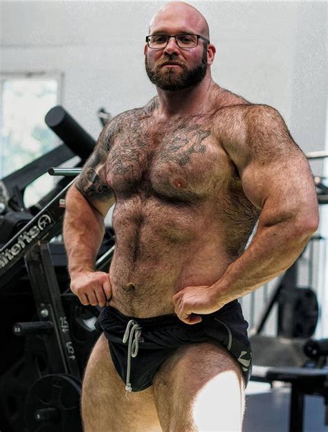 Pin By Bernard Carayol On Bears At The Gym Hairy Muscle Men Hairy