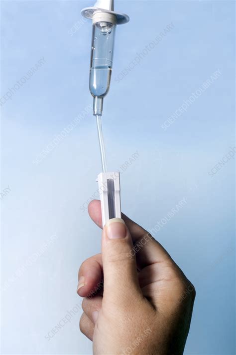 Iv Drip Adjustment Stock Image F0358167 Science Photo Library