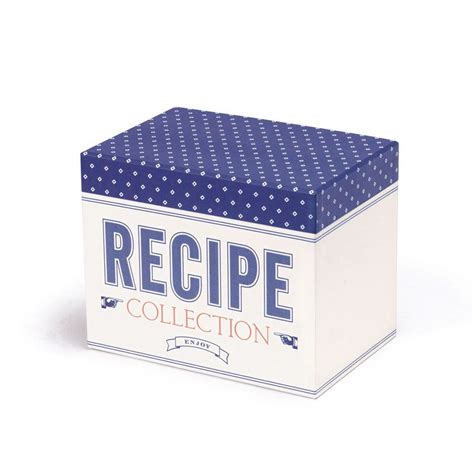 Our Cute Recipe Box Comes With Six Separate Sections And 30 Blank