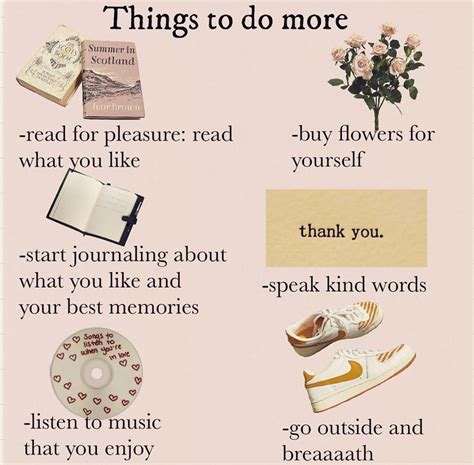 𝓐𝓷𝓰𝓮𝓵 On Instagram “some Things To Do More Often In Your Daily Life 💕