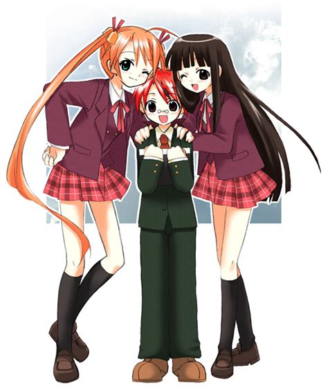 Kagurazaka Asuna Konoe Konoka And Negi Springfield Mahou Sensei