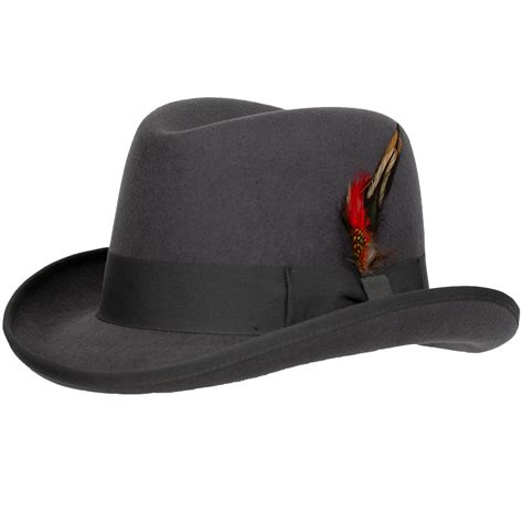Charles Wool Homburg Godfather By 9th Street Hats Levine Hat Co