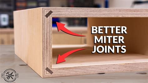 4 Steps To Easy And Strong Miter Joints Woodworking Tips Youtube