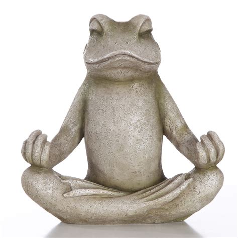 Meditating Frog Statue From Sportys Preferred Living