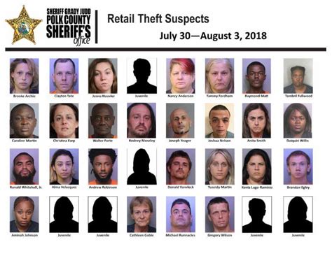 Pcso Organized Retail Crime Unit Arrests 32 Suspects For Theft And Other Charges During