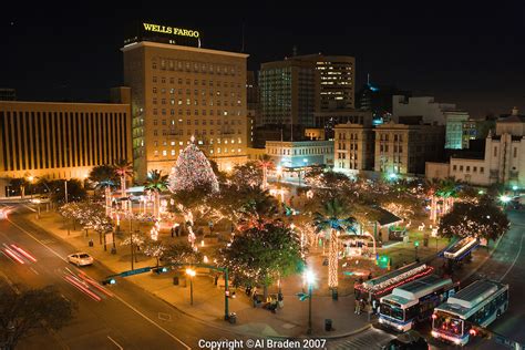 Christmas Lights At San Jacinto Plaza The Heart Of Downtown El Paso