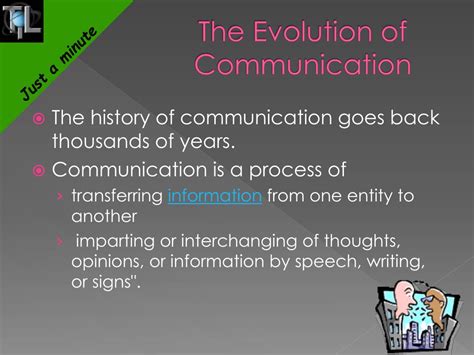 Ppt The Evolution Of Communication Powerpoint Presentation Free