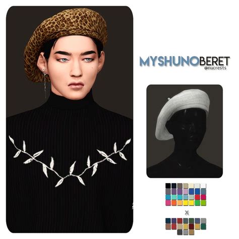 Myshuno Beret By Nucrests Nucrests On Patreon Sims 4 Sims Sims