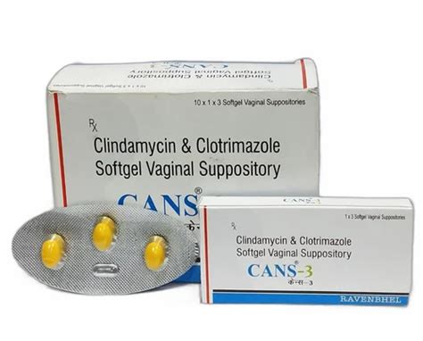 Clindamycin And Clotrimazole Vaginal Suppository Softgel Capsule X X At Rs Box In Kala
