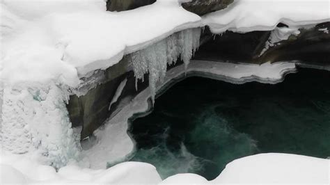 A Rearguard Falls British Columbia Winter Moment Youtube