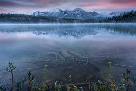 Nature Landscape Banff National Park Lake Canada