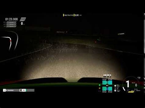 Assetto Corsa Competizione Heavy Rain In The Headlight At Night