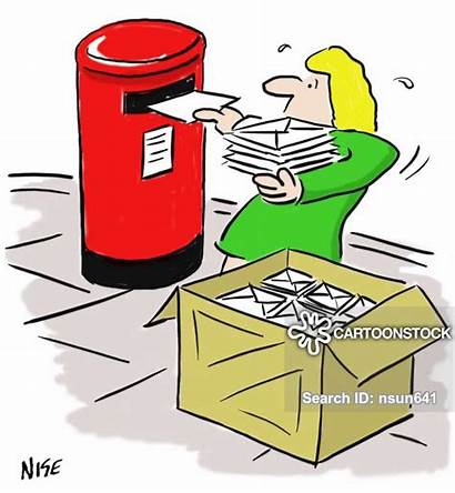 Mail Bulk Postal System Cartoon Cartoons Posting