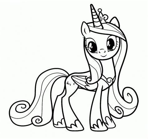 Dibujos de My Little Pony para colorear, pintar e imprimir